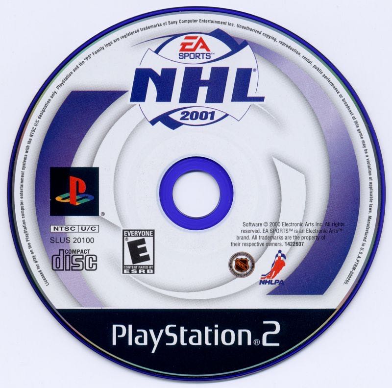 NHL 2001 - Sony PlayStation 2 (PS2) (Electronic Arts/EA Games - 4) video game collectible [Barcode 014633142266] - Main Image 3