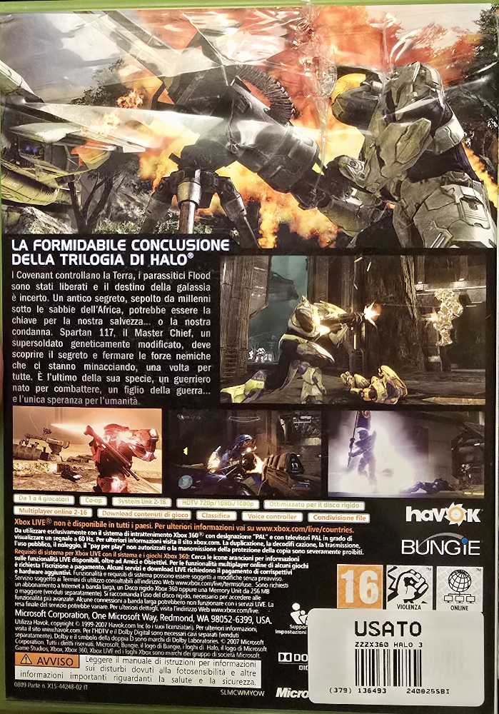 Halo 3 (Best Seller Classics) - Microsoft Xbox 360 video game collectible - Main Image 2