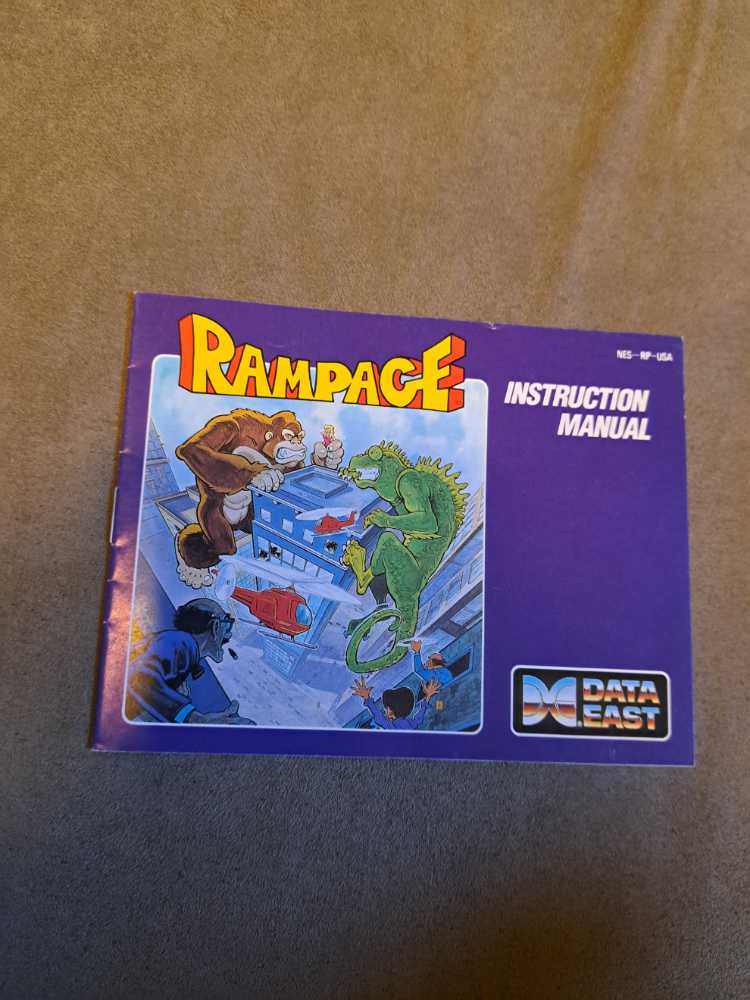 NES: Rampage - Nintendo Entertainment System (NES) (Nintendo - 2) video game collectible - Main Image 2