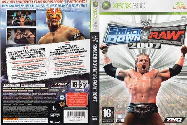 WWE Smackdown VS RAW 2007 - Microsoft Xbox 360 (1-2) video game collectible - Main Image 2