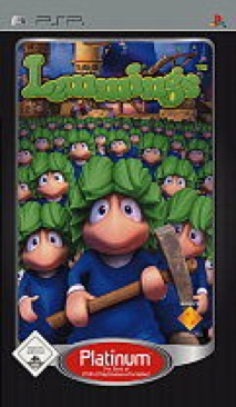 Lemmings - PlatinumSony PSP - Sony PlayStation Portable (PSP) video game collectible [Barcode 711719613596] - Main Image 1