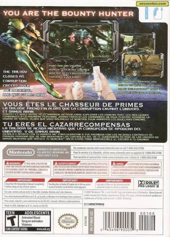 Metroid Prime 3: Corruption - Nintendo Wii (Nintendo - 1) video game collectible [Barcode 045496363635] - Main Image 2