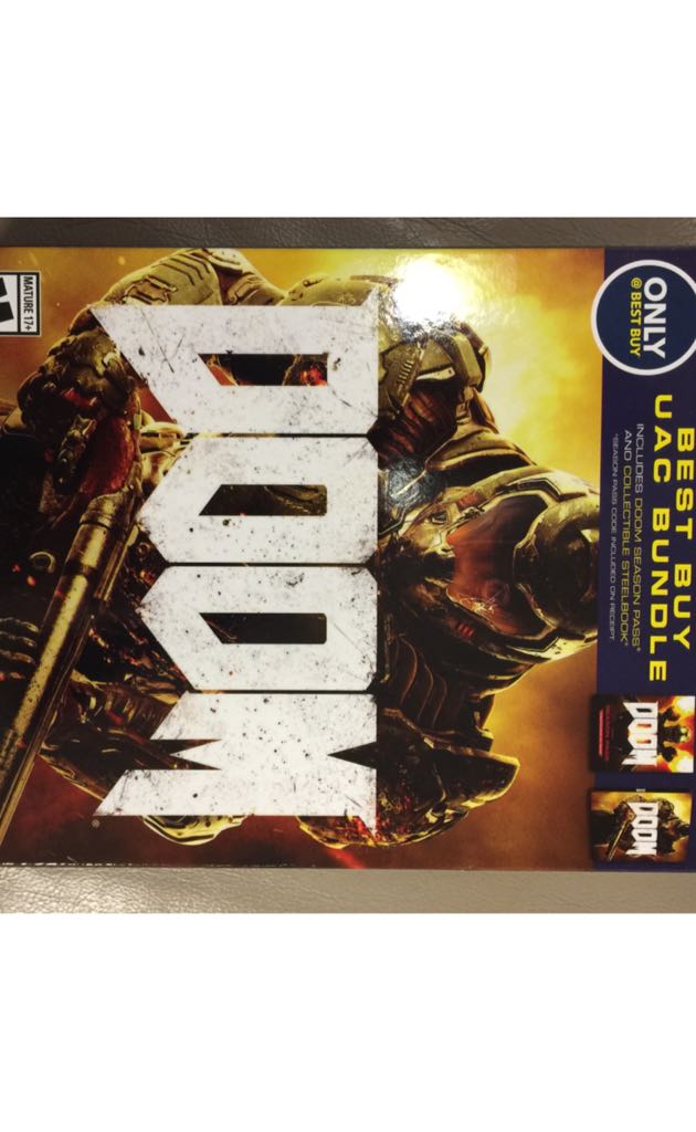 Doom - Sony PlayStation 4 (PS4) (1) video game collectible [Barcode 600603203497] - Main Image 2