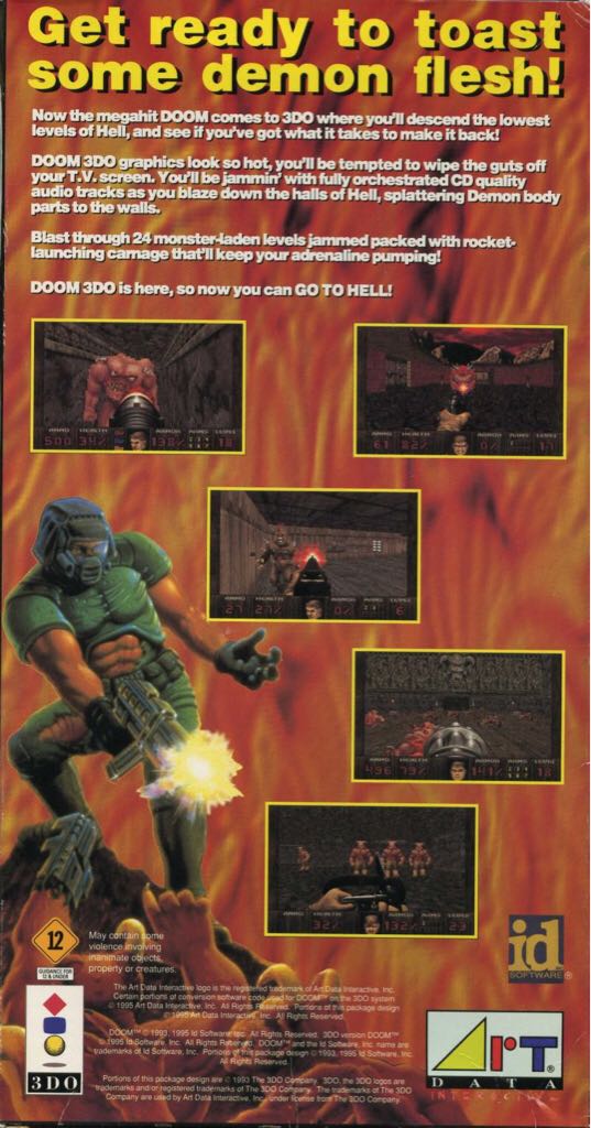 Doom - 3DO (Art Data Interactive - 1) video game collectible - Main Image 2