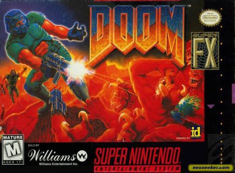 Doom - Nintendo Super Nintendo Entertainment System (SNES) video game collectible - Main Image 1