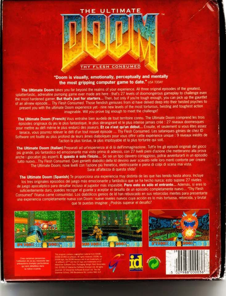 Doom - Microsoft Xbox 360 (ID Software) video game collectible - Main Image 2