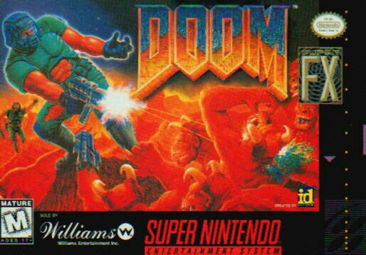 Doom - Nintendo Super Nintendo Entertainment System (SNES) (1) video game collectible - Main Image 1