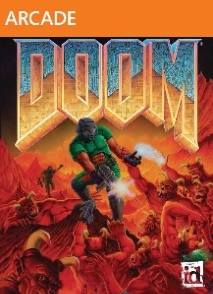 Doom - Microsoft Xbox 360 video game collectible - Main Image 1