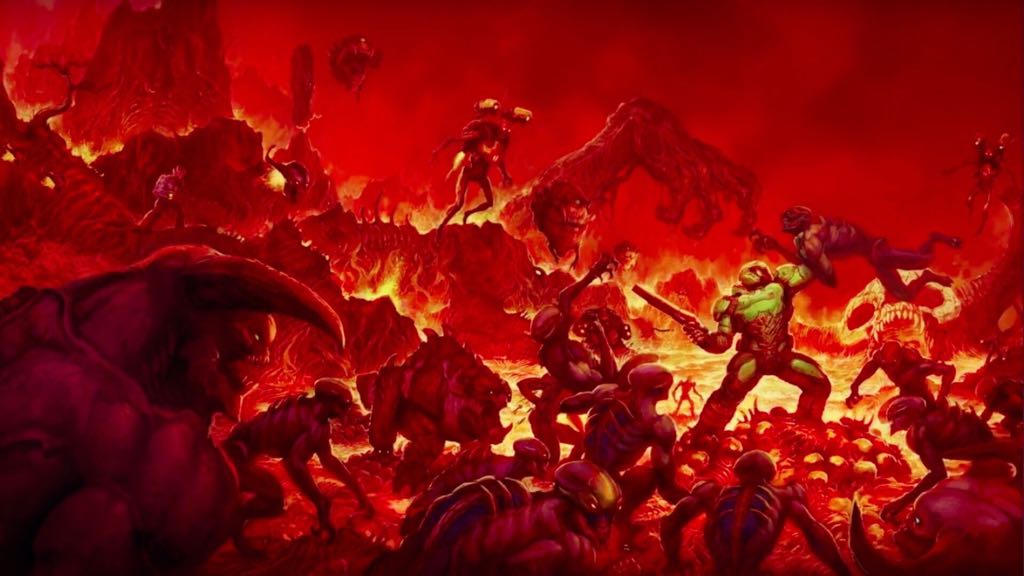 Doom - Microsoft Xbox One video game collectible - Main Image 1