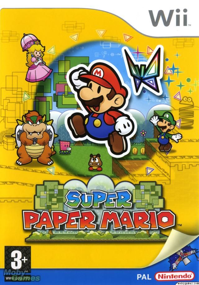 Super Paper Mario - Nintendo Wii video game collectible [Barcode 711119809780] - Main Image 1