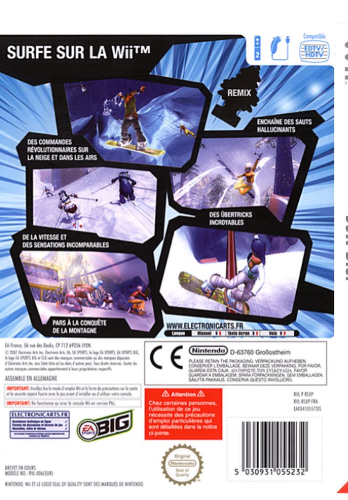 SSX Blur - Nintendo Wii (EA Sports Big) video game collectible [Barcode 5030946055234] - Main Image 2
