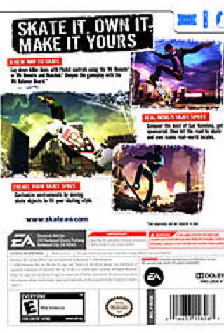 Skate It - Nintendo Wii video game collectible [Barcode 5030930067045] - Main Image 2