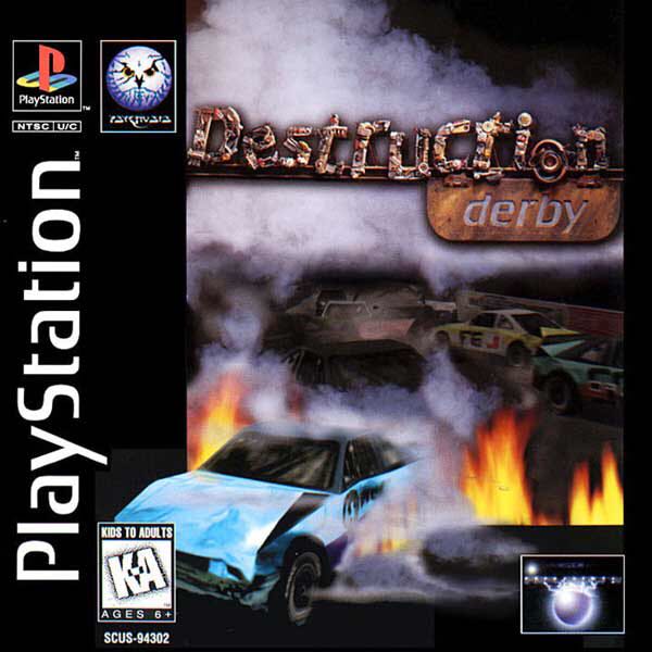 Destruction Derby - Sony PlayStation (Psygnosis - 2) video game collectible - Main Image 1