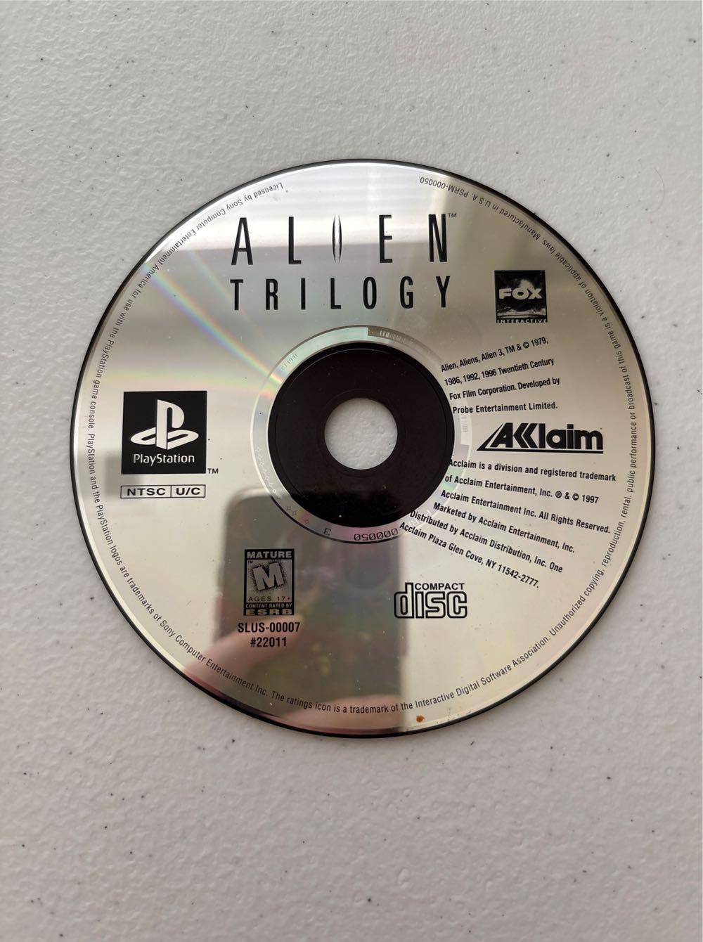 Alien Triology - Sony PlayStation video game collectible - Main Image 2