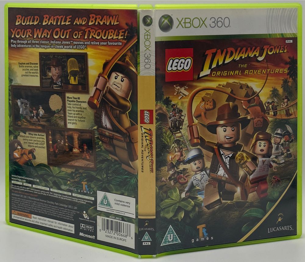 LEGO: Indiana Jones - The Original Adventures - Microsoft Xbox 360 (LucasArts - 2) video game collectible [Barcode 023272006686] - Main Image 3