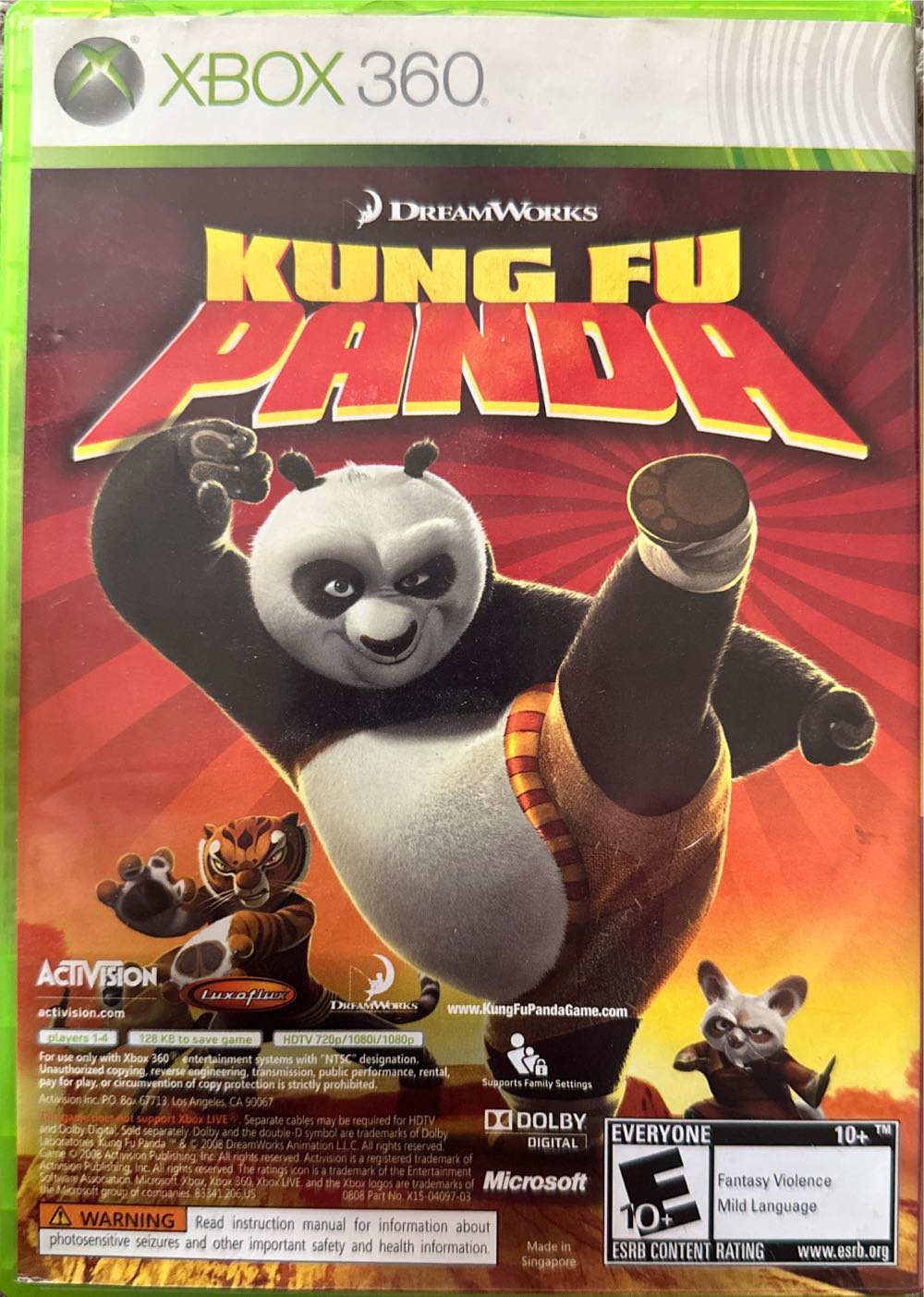 LEGO Indiana Jones & King Fu Panda - Microsoft Xbox 360 (Activision) video game collectible - Main Image 3