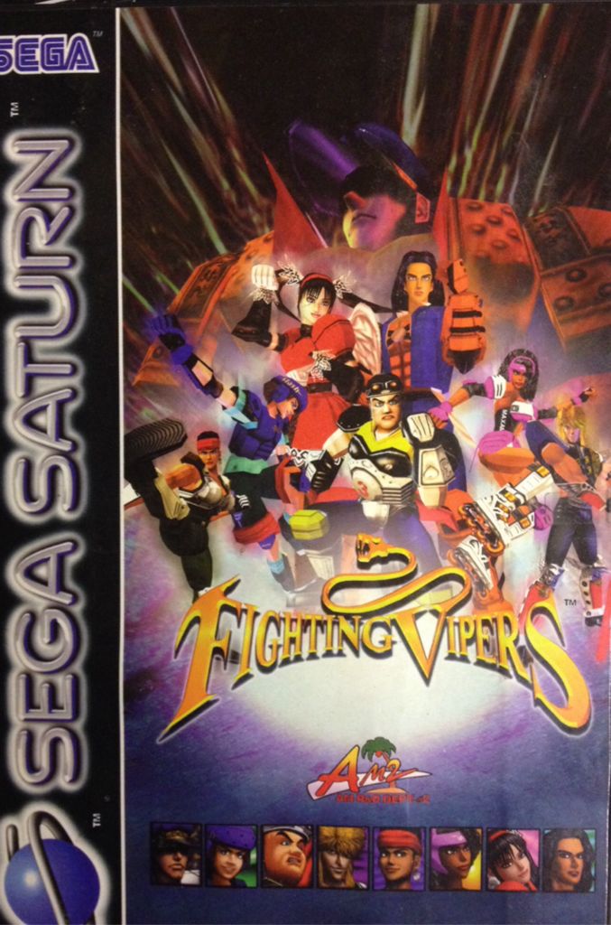 Fighting Vipers - Sega Saturn (Am2 - 2) video game collectible [Barcode 4974365870478] - Main Image 1