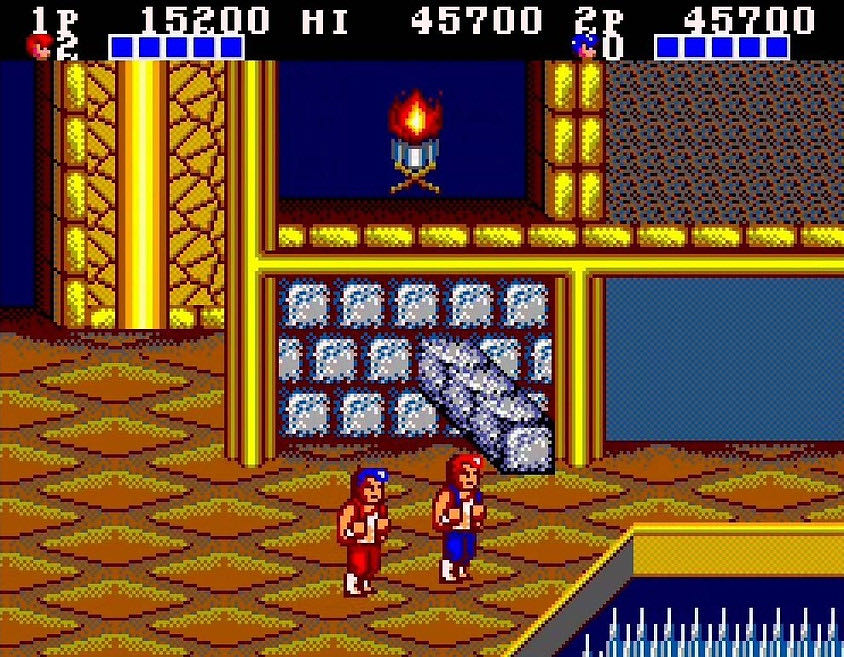 DOUBLE DRAGON - Sega Genesis (Mega Drive) (Ballistic - 1-2) video game collectible [Barcode 015605031120] - Main Image 4