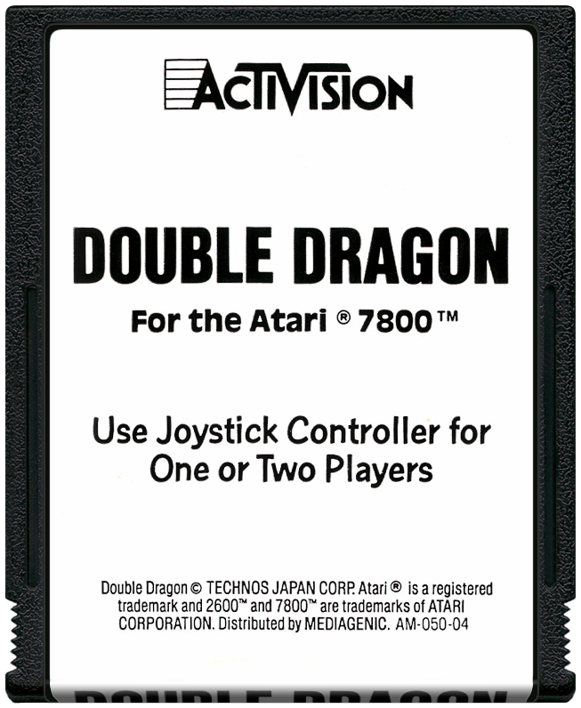 Double Dragon - Atari 7800 (Activision - 1-2) video game collectible [Barcode 047875150508] - Main Image 3