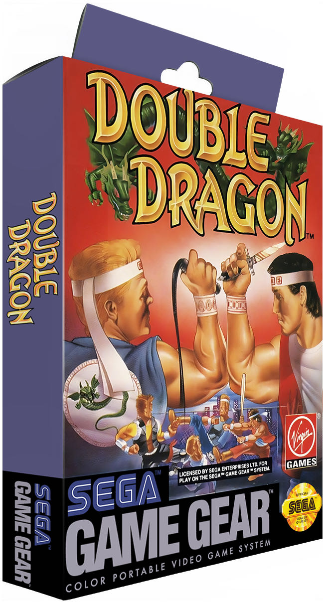 DOUBLE DRAGON - Sega Game Gear (Virgin Games - 1) video game collectible - Main Image 4