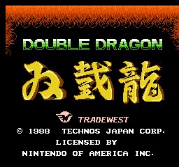 Double Dragon - Nintendo Wii U eShop (Tradewest - 2) video game collectible - Main Image 1