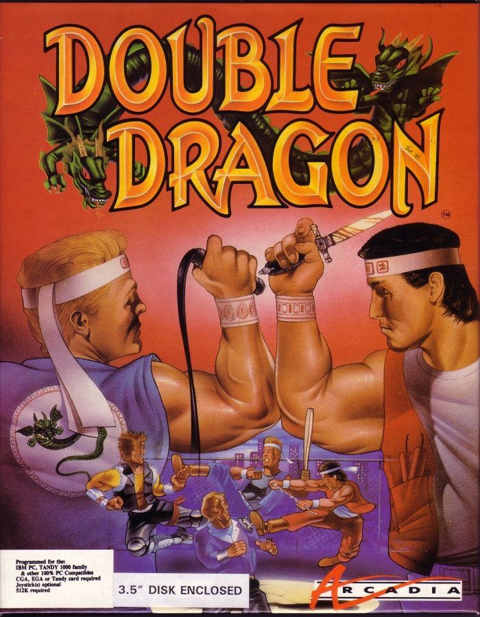 Double Dragon - Atari 2600 video game collectible - Main Image 1