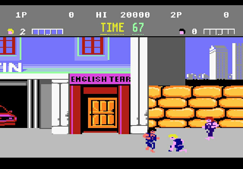 Double Dragon - Atari 7800 video game collectible - Main Image 2