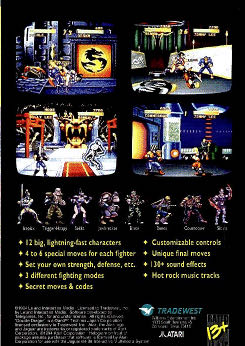 Double Dragon - Atari Jaguar video game collectible - Main Image 2