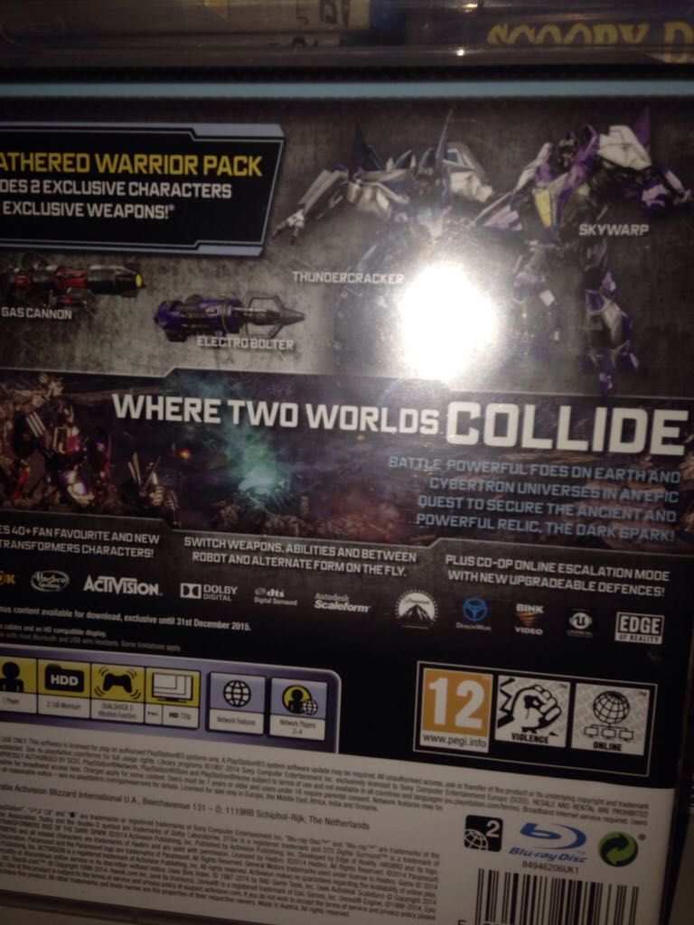 TRANSFORMERS - Sony PlayStation 3 (PS3) video game collectible [Barcode 5030917145636] - Main Image 2