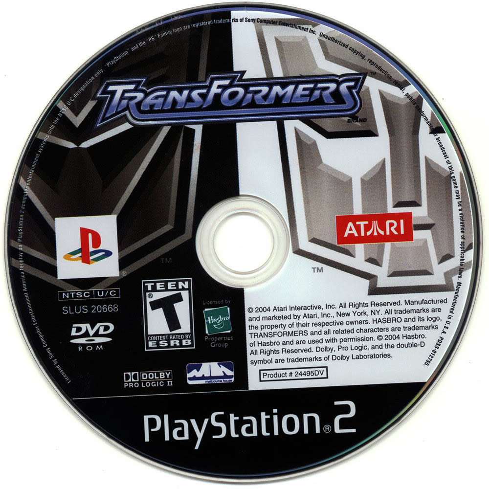 Transformers - Sony PlayStation 2 (PS2) (Atari - 1) video game collectible [Barcode 742725244955] - Main Image 3
