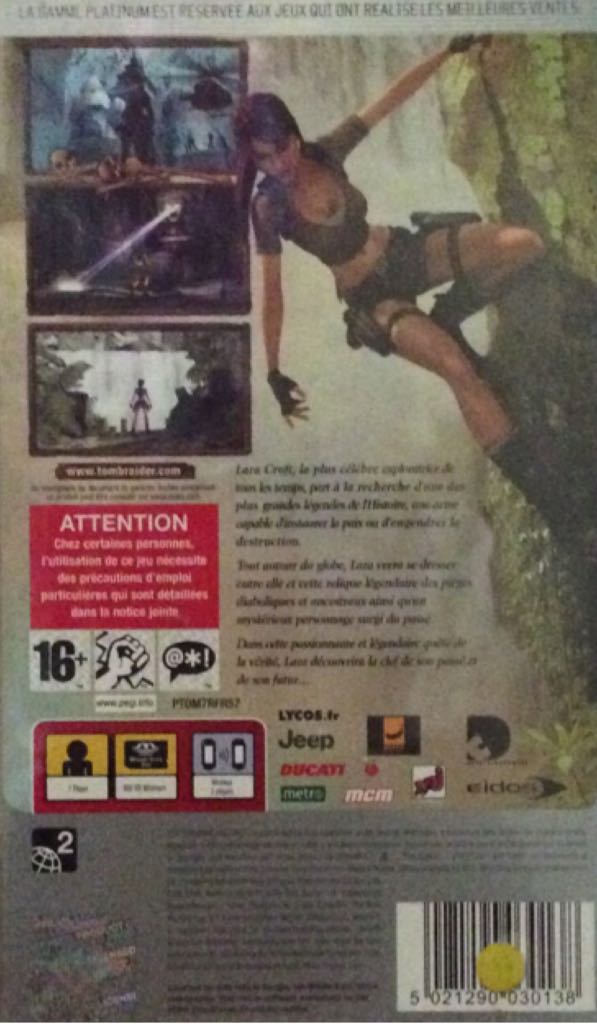 Tomb Raider Legend - Sony PlayStation Portable (PSP) video game collectible [Barcode 5021290030138] - Main Image 2