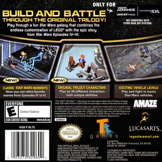 LEGO STAR WARS II: THE ORIGINAL TRILOGY - Nintendo Game Boy Advance (GBA) video game collectible - Main Image 2
