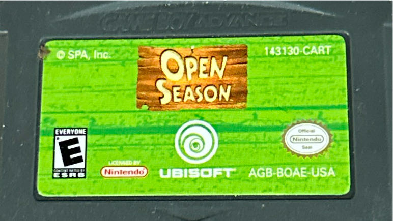 Open Season - Nintendo Game Boy Advance (GBA) (Ubisoft - 1 - 4) video game collectible - Main Image 3