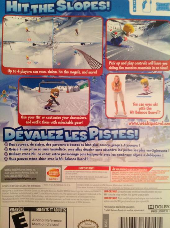 Wii We Ski - Nintendo Wii video game collectible [Barcode 122614800705] - Main Image 2