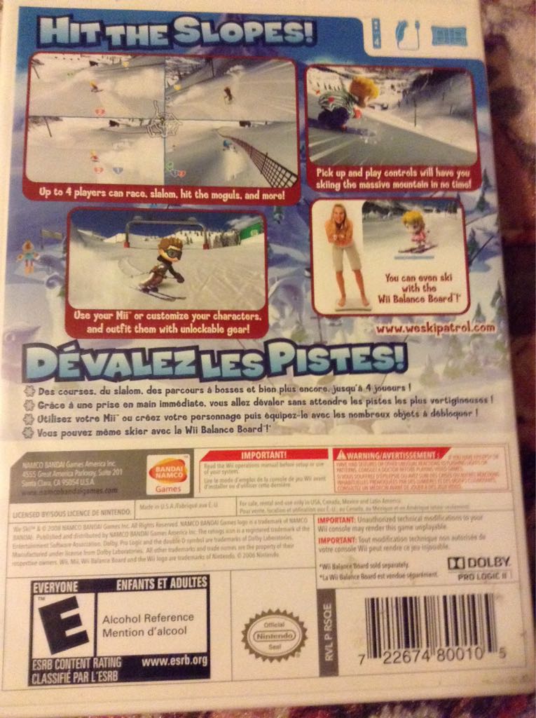 We Ski - Nintendo Wii video game collectible - Main Image 2