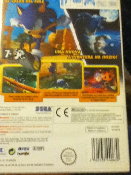 Sonic Unleashed - Nintendo Wii (Sega - 1) video game collectible [Barcode 5060138440630] - Main Image 2