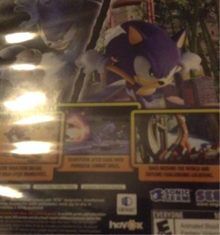 Sonic Unleashed - Microsoft Xbox 360 (Sega - 1) video game collectible - Main Image 2