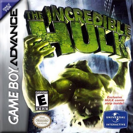 The Incredible Hulk - Nintendo Game Boy Advance (GBA) (Universal Interactive - 2) video game collectible [Barcode 020626718929] - Main Image 2