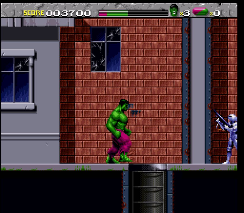 The Incredible Hulk - Sega Mega Drive (U.S. Gold / Marvel Comics - 1) video game collectible [Barcode 5013442554869] - Main Image 4