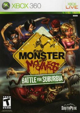 Monster Madness: Battle for Suburbia - Microsoft Xbox 360 video game collectible [Barcode 060112740558] - Main Image 1