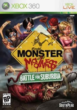 Monster Madness: Battle for Suburbia - Microsoft Xbox 360 (4) video game collectible [Barcode 5060112740930] - Main Image 1