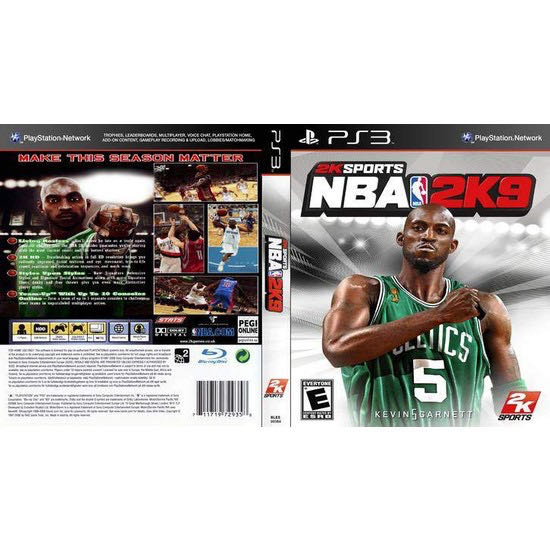 NBA 2K9 - Sony PlayStation 3 (PS3) (2K Sports - 1-2) video game collectible [Barcode 1042537481] - Main Image 2