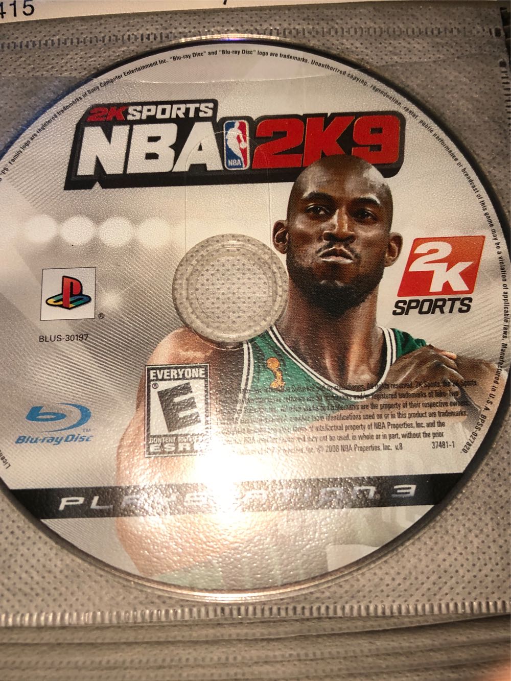 NBA 2K9 - Sony PlayStation 3 (PS3) (2K Sports - 1-2) video game collectible [Barcode 1042537481] - Main Image 4