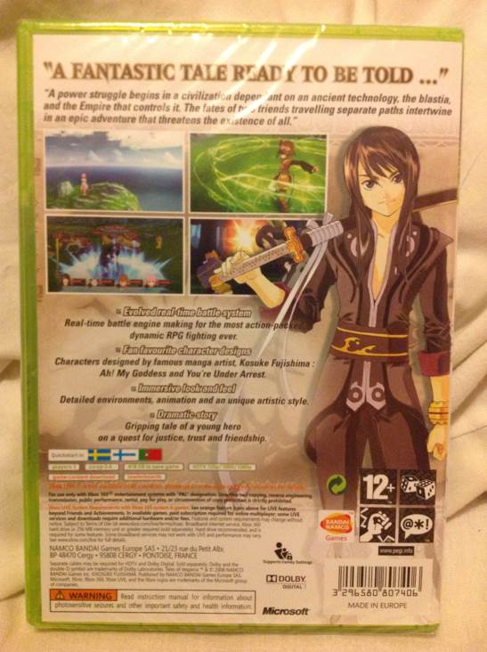 Tales Of Vesperia - Microsoft Xbox 360 (Namco - 1) video game collectible [Barcode 3296580807406] - Main Image 2