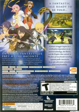 Tales of Vesperia - Microsoft Xbox 360 (Namco Bandai - 1-4) video game collectible [Barcode 722674210164] - Main Image 2