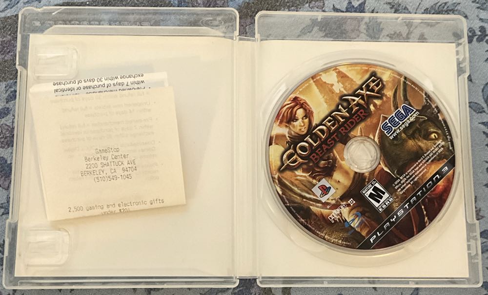 Golden Axe Beast Rider - Sony PlayStation 3 (PS3) (Sega - 1) video game collectible [Barcode 010086690064] - Main Image 5