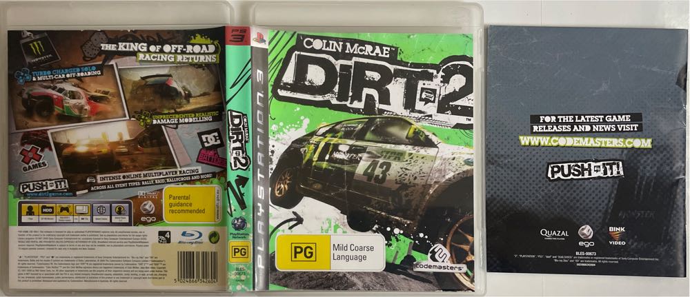 Colin McRae Dirt 2 - Sony PlayStation 3 (PS3) (Codemasters - 1) video game collectible [Barcode 5024866342604] - Main Image 4