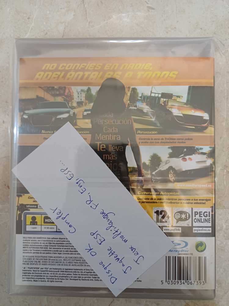 Need for Speed: Undercover - Sony PlayStation 3 (PS3) (1) video game collectible [Barcode 5030934067393] - Main Image 3