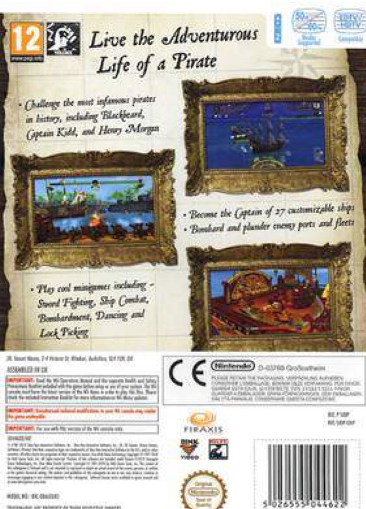 Pirates - Nintendo Wii (2) video game collectible [Barcode 5026555044615] - Main Image 2