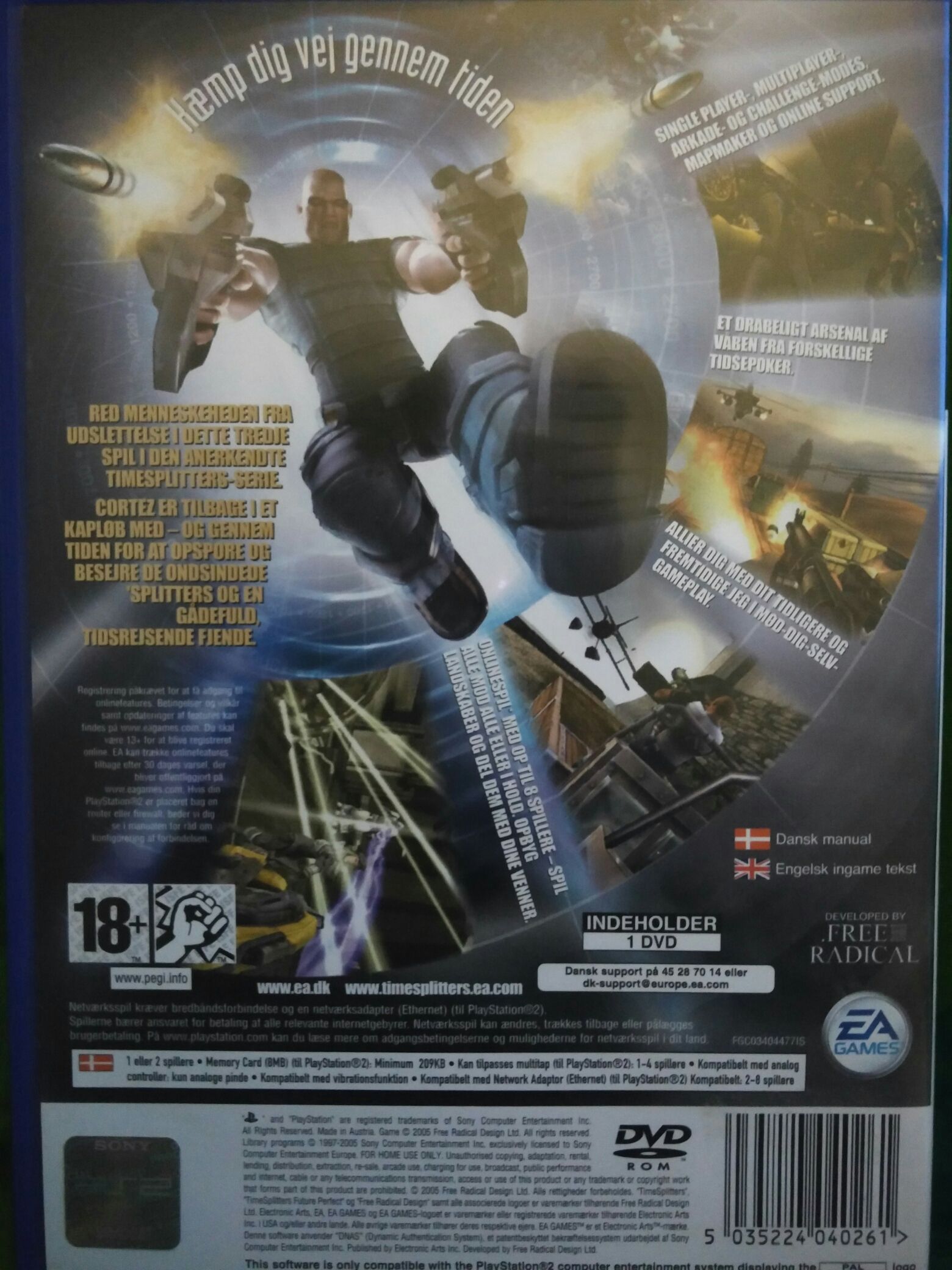 Timesplitters: Future Perfect - Sony PlayStation 2 (PS2) video game collectible - Main Image 2